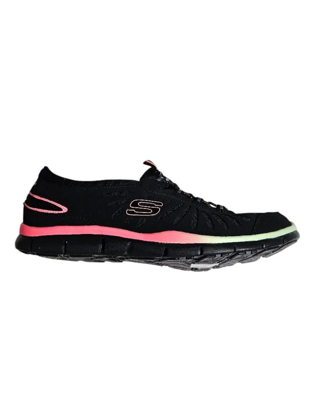 Skechers Women's Gratis in Motion Fashion Sneaker, Black Multi, 8M, New in Box